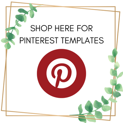 Shop here for Pinterest social media templates for Canva users