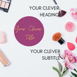 Social Media Templates for Instagram Beauty | Fashion | Lifestyle Blogger | Influencer - Why Not Mom