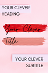 Pinterest Templates for Beauty | Fashion | Lifestyle Blogger | Influencer - Why Not Mom