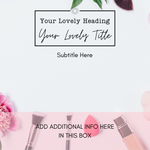 Social Media Templates for Instagram Beauty | Fashion | Lifestyle Blogger | Influencer - Why Not Mom