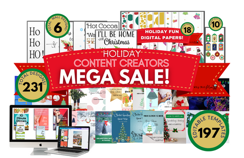 Holiday Content Creators MEGA Bundle Sale! 🎄 - Why Not Mom