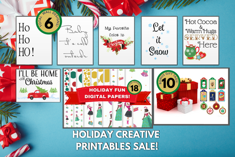 Holiday Creative Printables Bundle Sale 🎄 - Why Not Mom