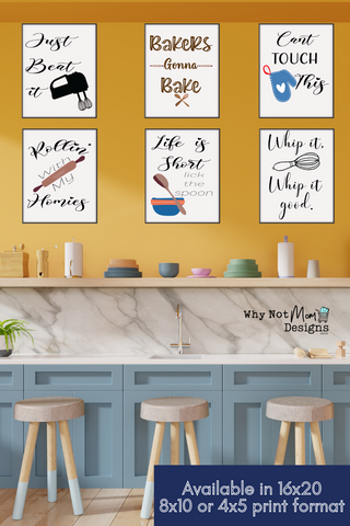 Fun Kitchen Wall Art Décor – Why Not Mom