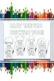 May the fourth coloring pages for Star Wars Fans, May the 4th, Star Wars Day coloring pages